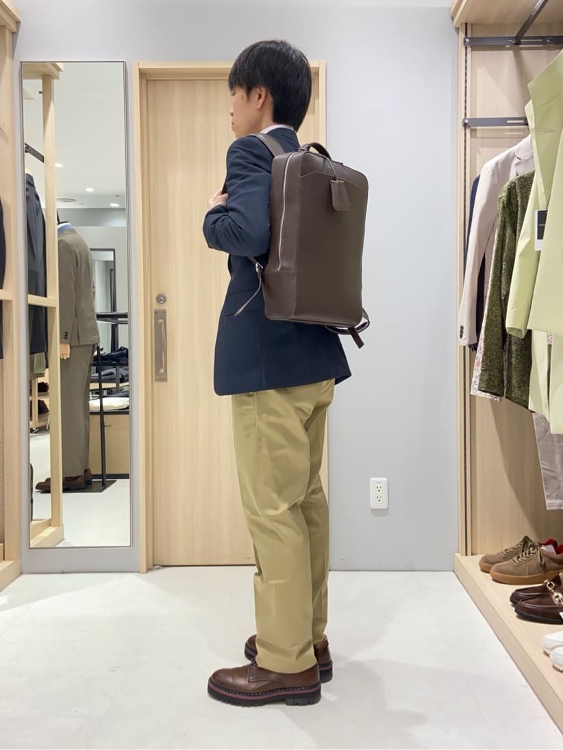 わいずみさんの「TAKEO KIKUCHI｜【オフィスカジュアル対応】ドレス チノパンツ」を使ったコーディネート