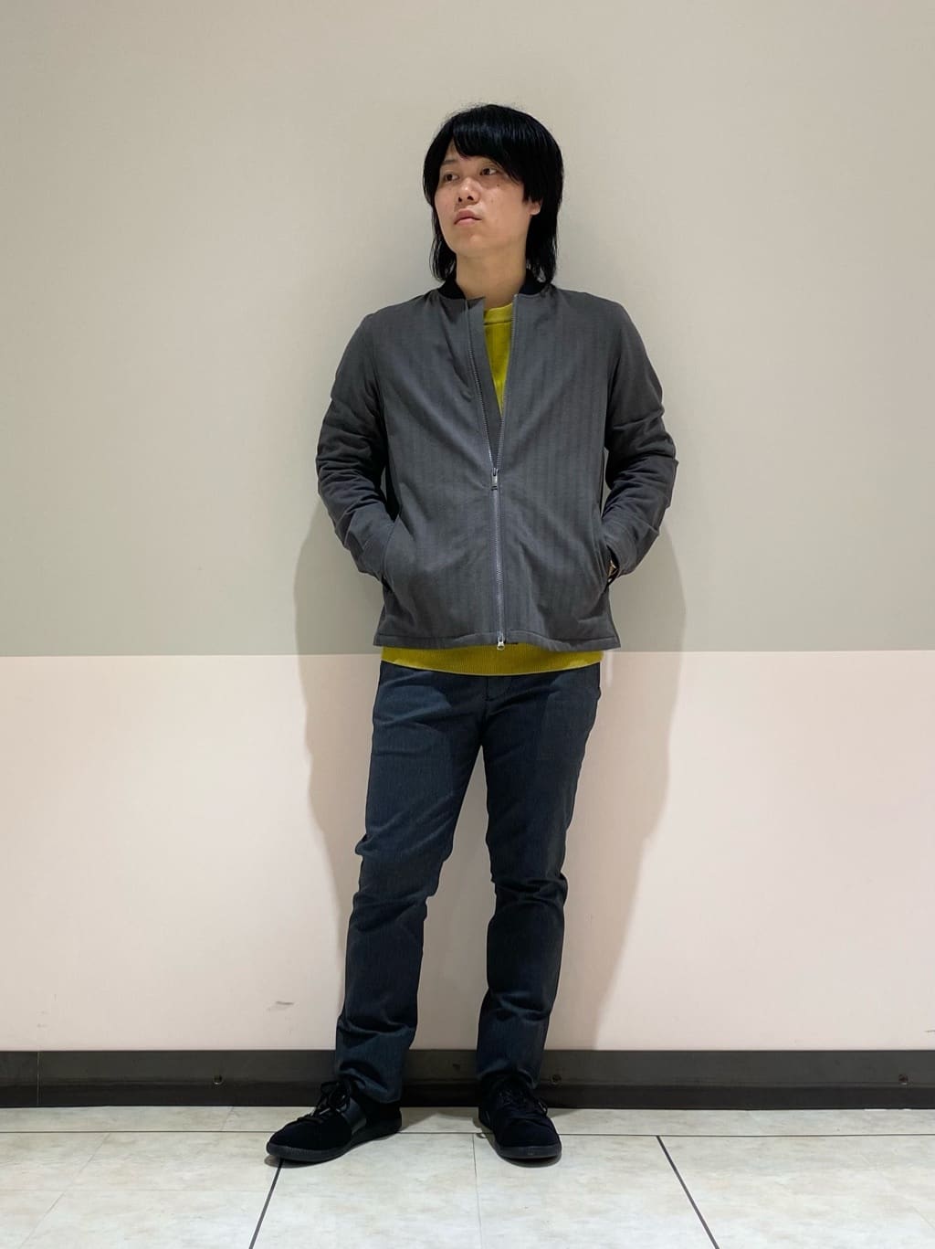 hazuさんの「TAKEO KIKUCHI｜【Made in JAPAN】播州織 ヘリンボン ストレート パンツ」を使ったコーディネート
