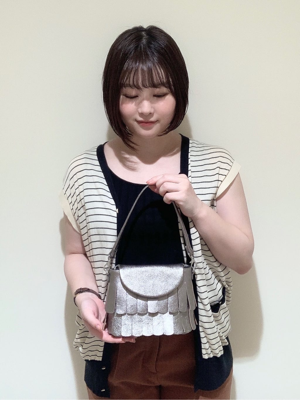 mさんの「HIROKO HAYASHI｜チェーン付長財布用 ロングチェーン」を使ったコーディネート