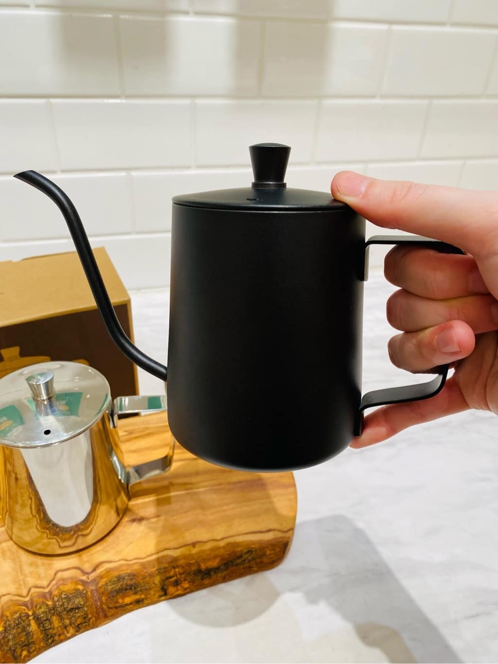 もかさんの「212 KITCHEN STORE｜ホームメイドカフェ ブリューコーヒー ドリップポット SV」を使ったコーディネート