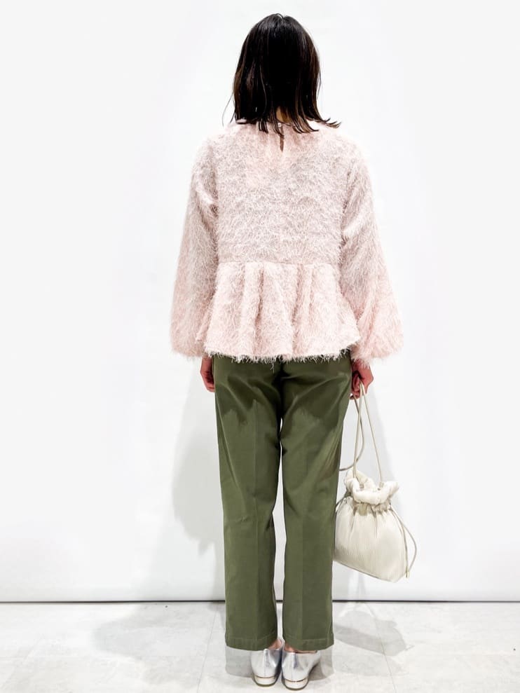 yuka.aさんの「OPAQUE.CLIP｜ストレッチベイカーパンツ／オーガニックコットン混【洗濯機洗い可／ストレッチ】」を使ったコーディネート