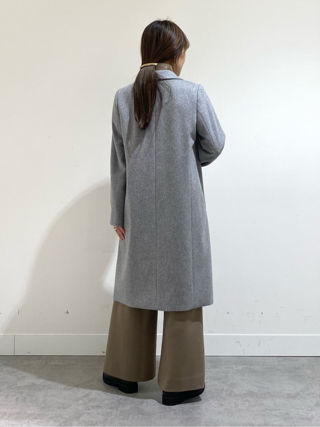 mamiさんの「INDIVI｜【定番人気！/名品コート/日本製】ウール100%チェスターコート」を使ったコーディネート