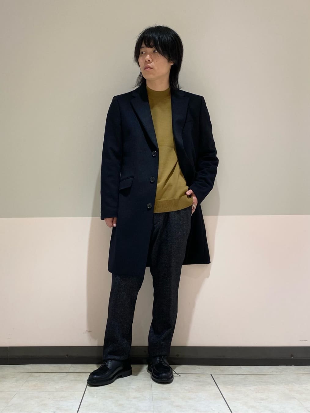 hazuさんの「TAKEO KIKUCHI｜ウールカシミヤブレンド チェスターコート」を使ったコーディネート