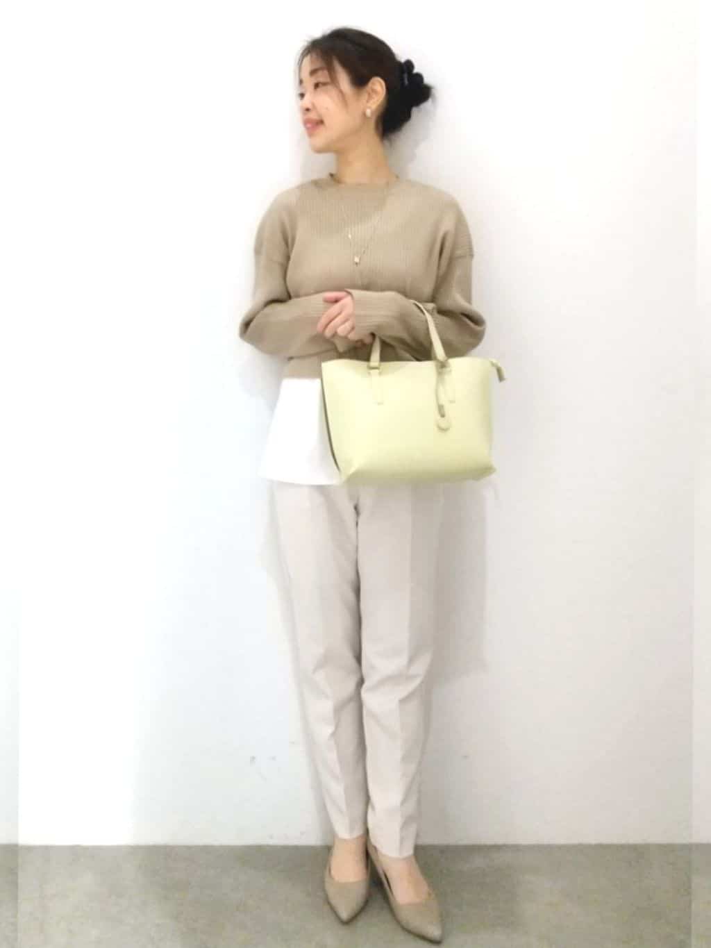 Matsuさんの「OPAQUE.CLIP｜【抗菌防臭加工/7cmヒール】ベーシックパンプス/通勤対応」を使ったコーディネート