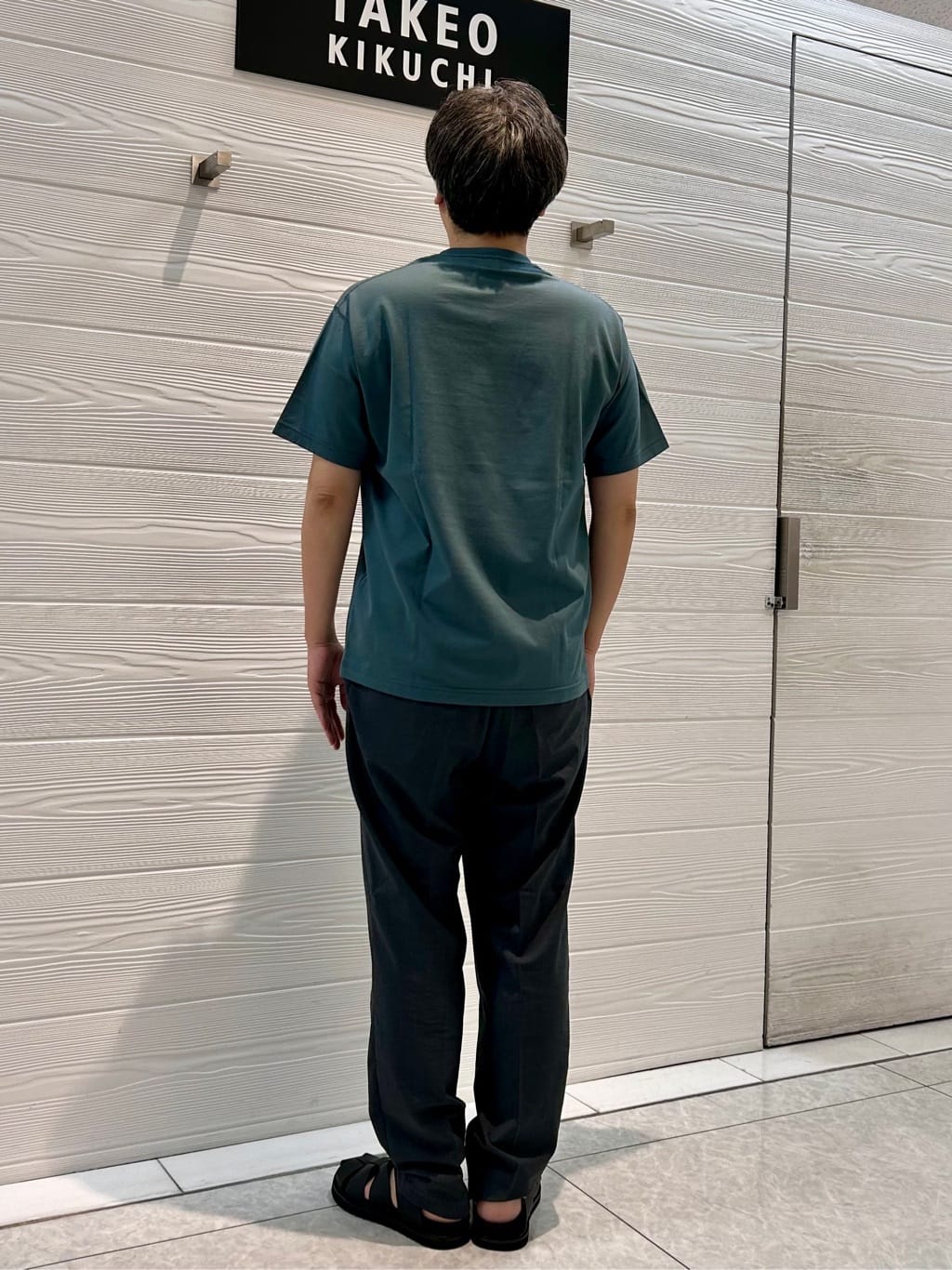 すーさんの「TAKEO KIKUCHI｜【尾州織】リネンブレンド メッシュ ジャケット」を使ったコーディネート