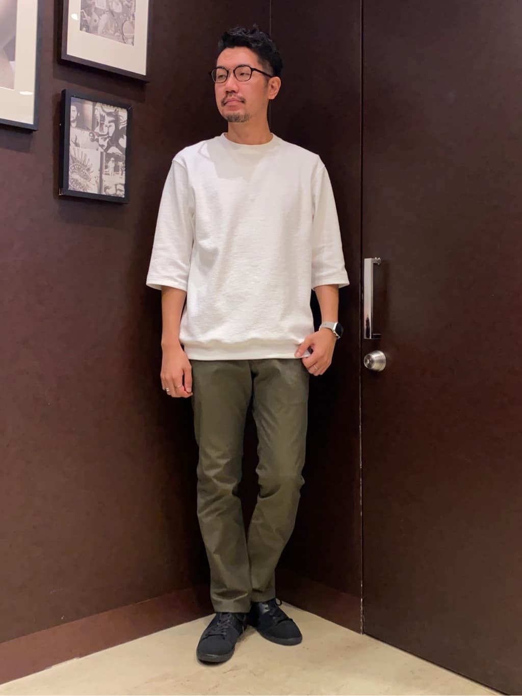 shuheiさんの「TAKEO KIKUCHI｜【抗菌防臭/シーズンレス】シアサッカー ジャージシャツ」を使ったコーディネート