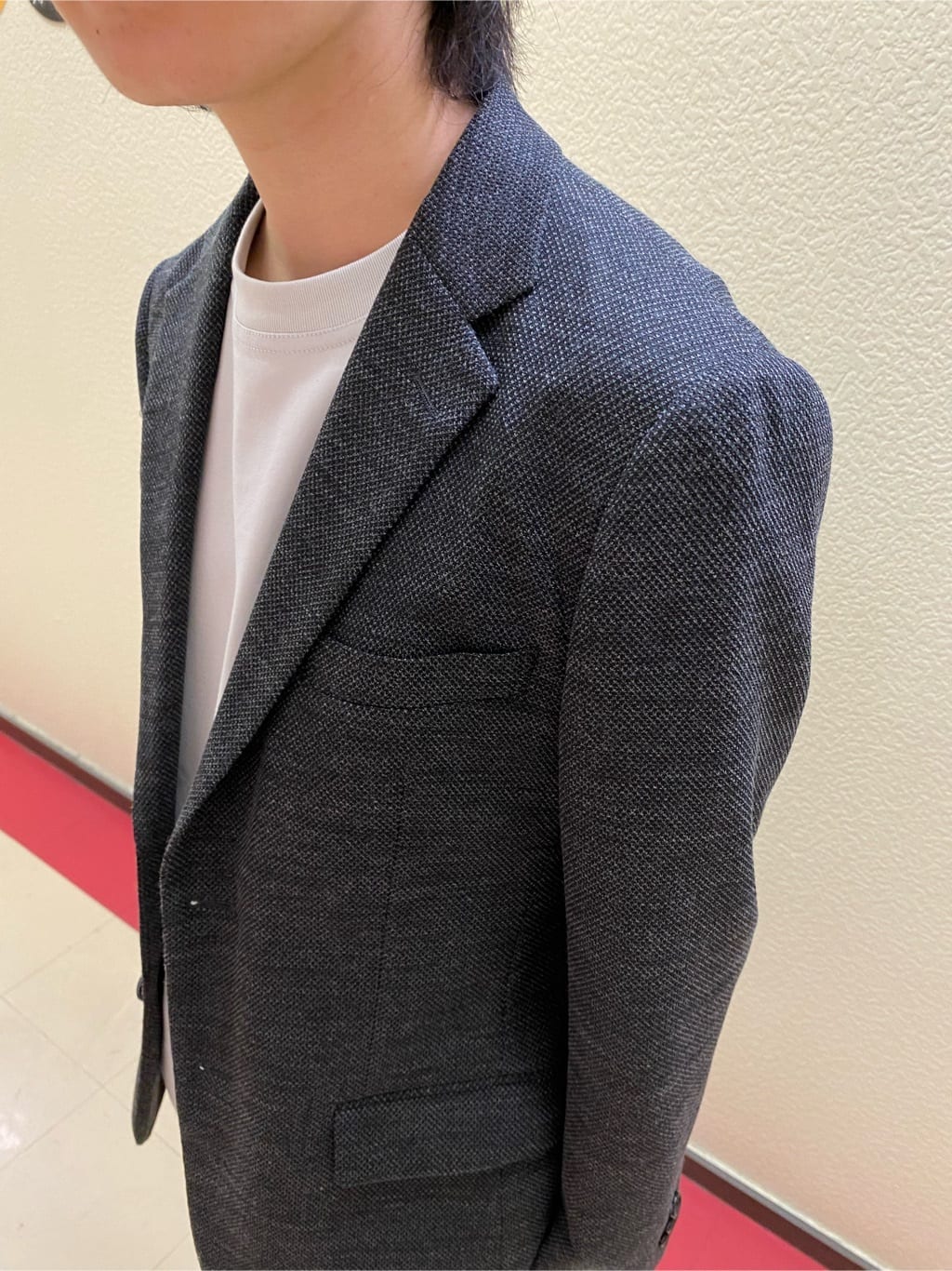 キムラさんの「TAKEO KIKUCHI｜【尾州織】リネンブレンド メッシュ ジャケット」を使ったコーディネート