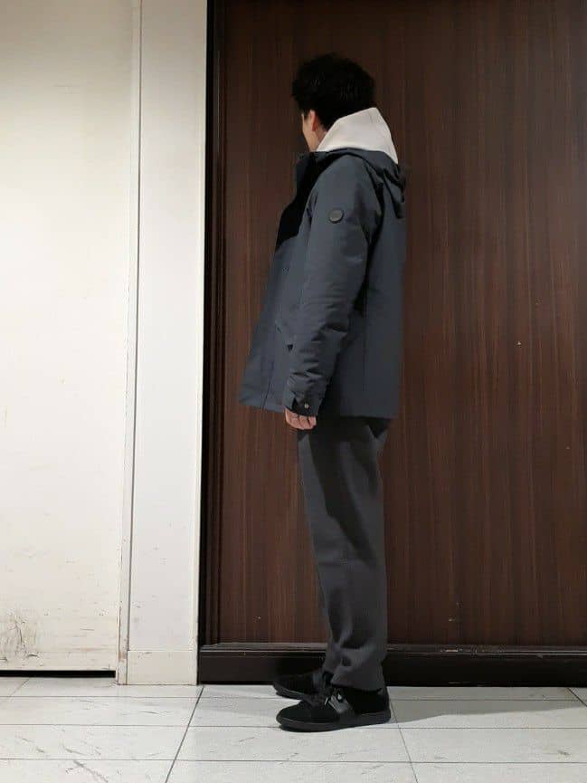 Maedaさんの「TAKEO KIKUCHI｜【3WAY／撥水】ドビーメモリー ダウンライナーブルゾン」を使ったコーディネート