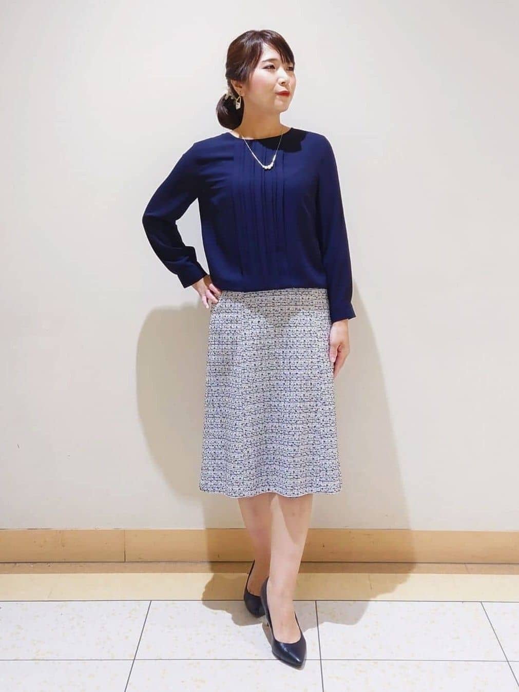 TOMOMIさんの「INDIVI｜◆【合皮／マルチWAY／サブバッグ付】ミニショルダーバッグ」を使ったコーディネート