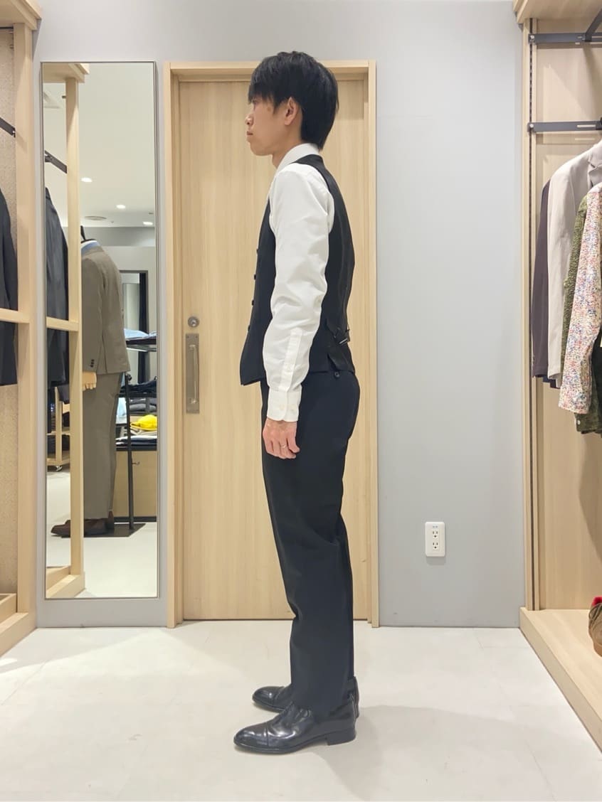 わいずみさんの「TAKEO KIKUCHI｜【Made in JAPAN】矢絣（やがすり）スーツ／スリーピース対応」を使ったコーディネート