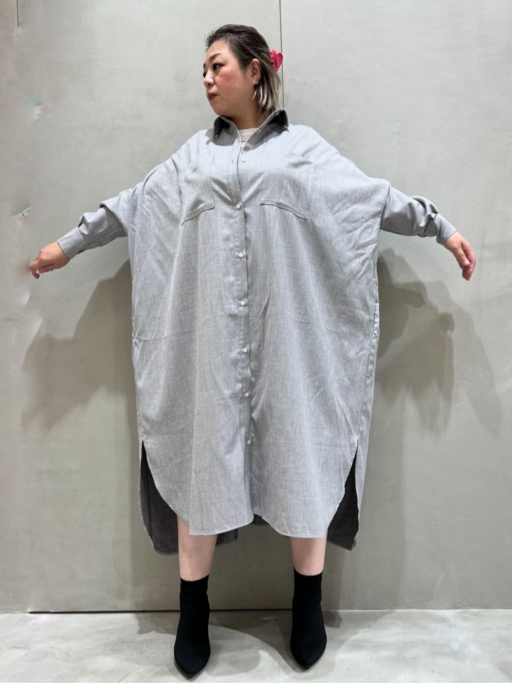 emiさんの「OPAQUE.CLIP｜CONVERSE キャンバス オールスター HI」を使ったコーディネート