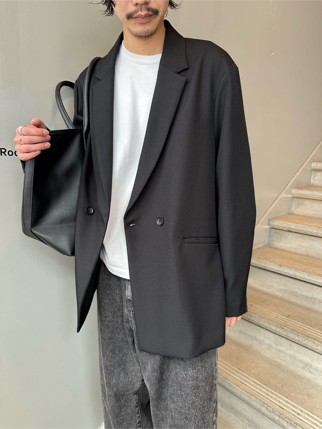 北浦歩大さんの「tk.TAKEO KIKUCHI｜アソートセットアップ」を使ったコーディネート