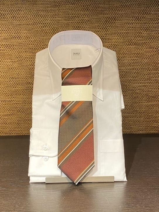 かわぴーさんの「TAKEO KIKUCHI｜【Made in JAPAN】ブロード レギュラーカラー ドレスシャツ」を使ったコーディネート