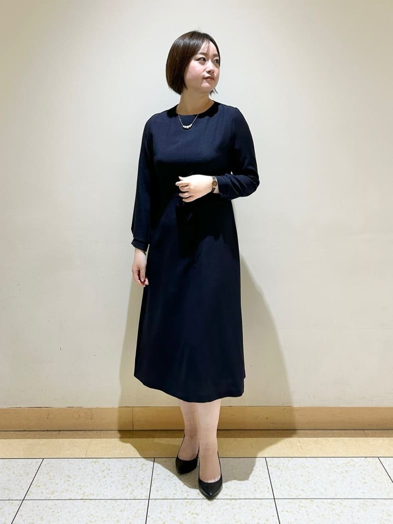 Ryoさんの「INDIVI｜【セレモニーにおすすめ！】パール調トップネックレス」を使ったコーディネート