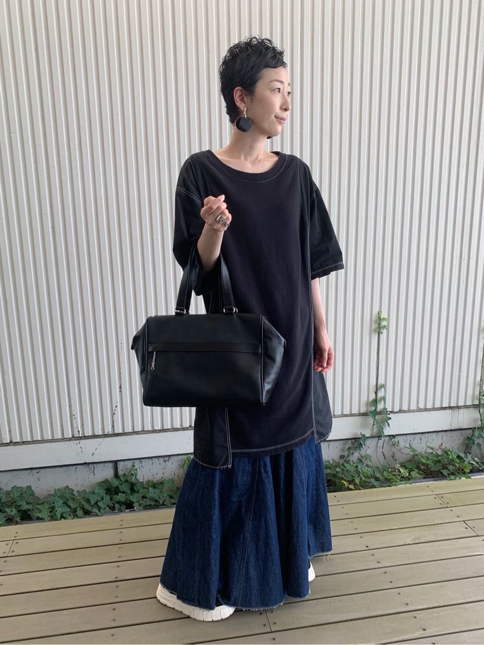 Kさんの「HIROKO HAYASHI｜PEPE CERCHIO（ペペ チェルキオ）イヤリング」を使ったコーディネート