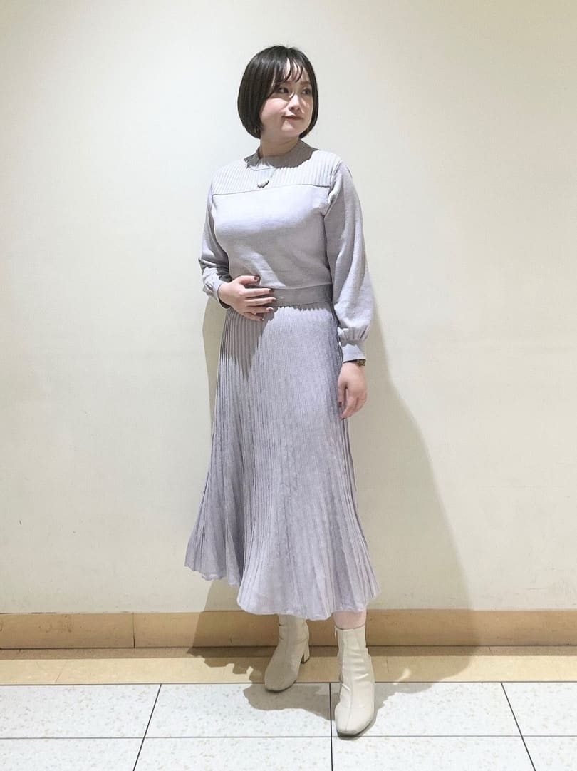 Ryoさんの「INDIVI｜【セレモニーにおすすめ！】パール調トップネックレス」を使ったコーディネート