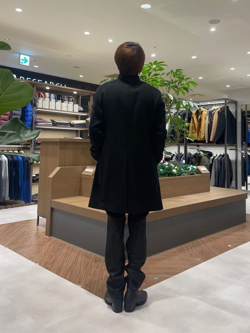 ゆうさんの「TAKEO KIKUCHI｜【ウールカシミヤブレンド】ビーバー調 スタンドカラー コート」を使ったコーディネート