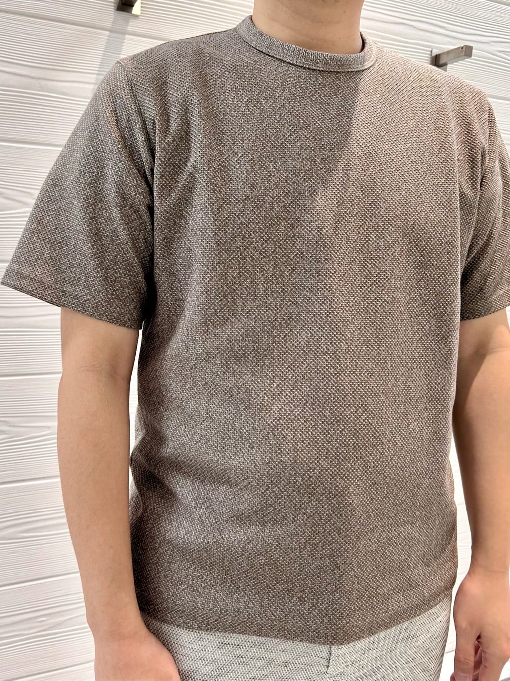 すーさんの「TAKEO KIKUCHI｜【尾州織】リネンブレンド メッシュパンツ」を使ったコーディネート