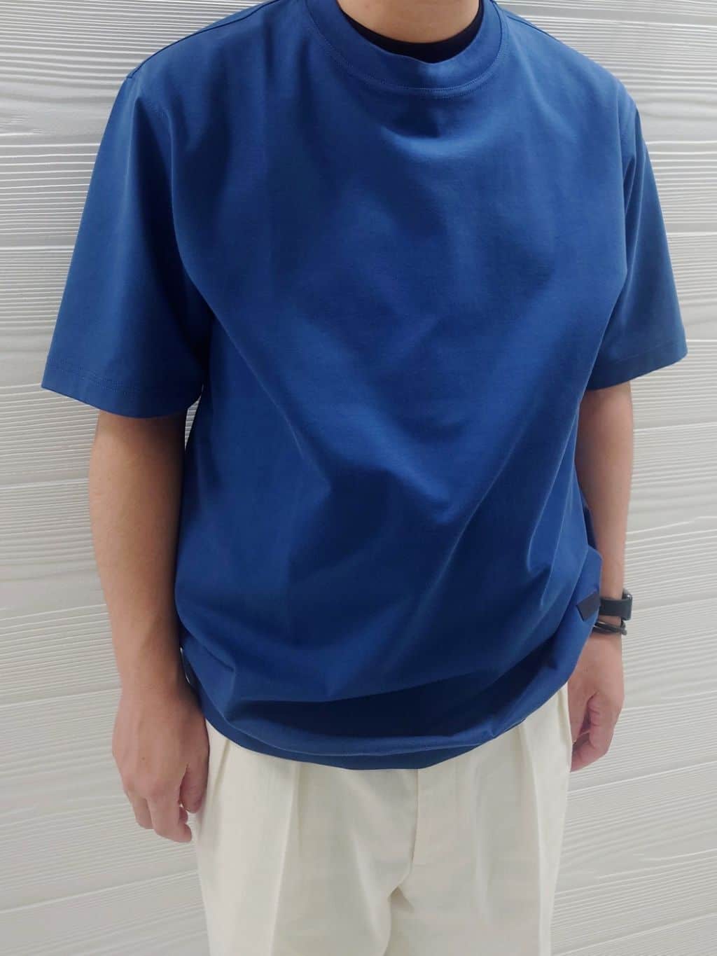 かずさんの「TAKEO KIKUCHI｜【抗菌防臭／5サイズ展開】ハイゲージポンチ Tシャツ」を使ったコーディネート