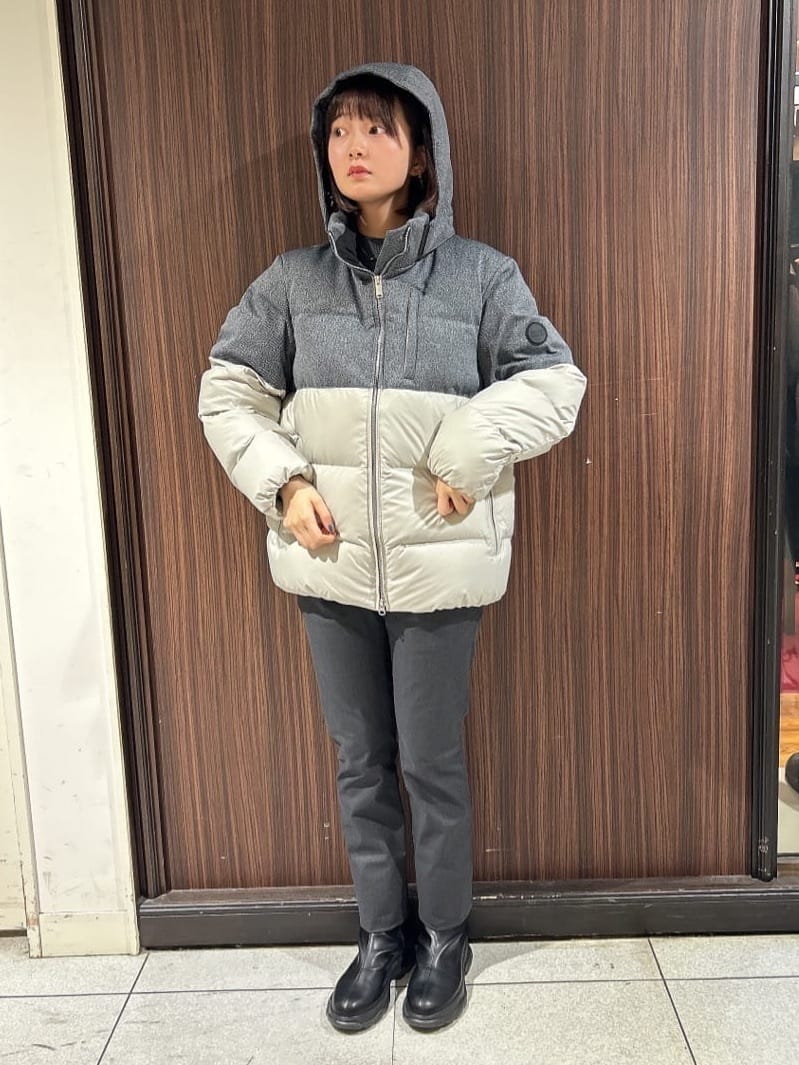 さやさんの「TAKEO KIKUCHI｜【全7サイズ&times;8色展開！】トップマルチヘリンボン パンツ」を使ったコーディネート