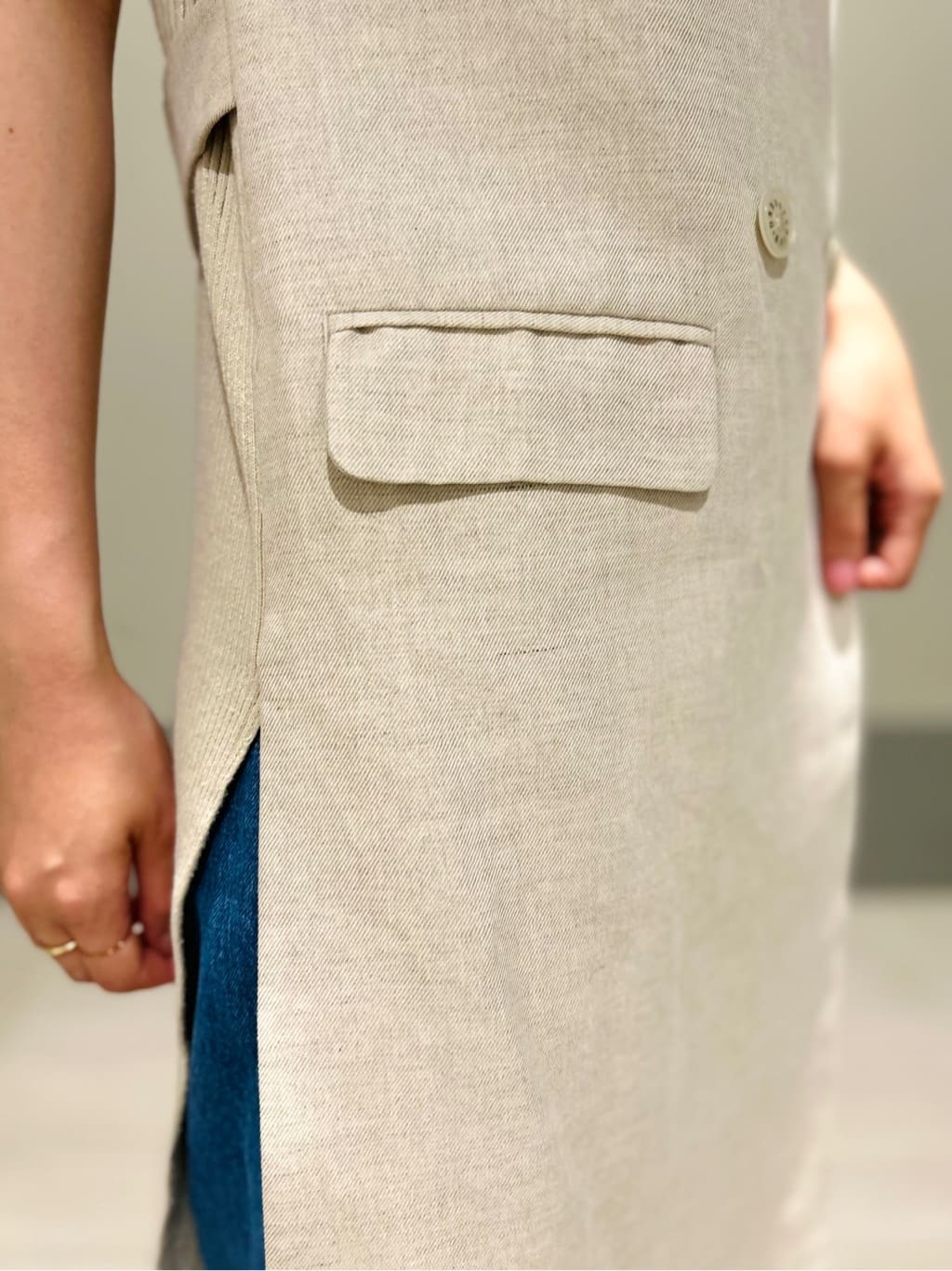 cocoさんの「DRESSTERIOR｜【ウォッシャブル】テーパードコンフォートデニム」を使ったコーディネート