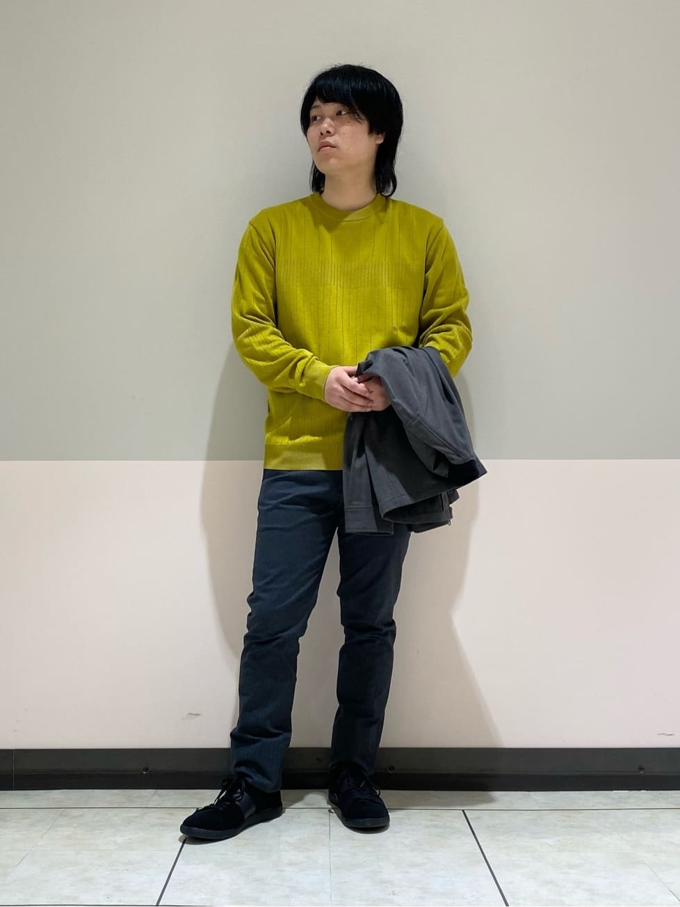 hazuさんの「TAKEO KIKUCHI｜【Made in JAPAN】播州織 ヘリンボン ストレート パンツ」を使ったコーディネート