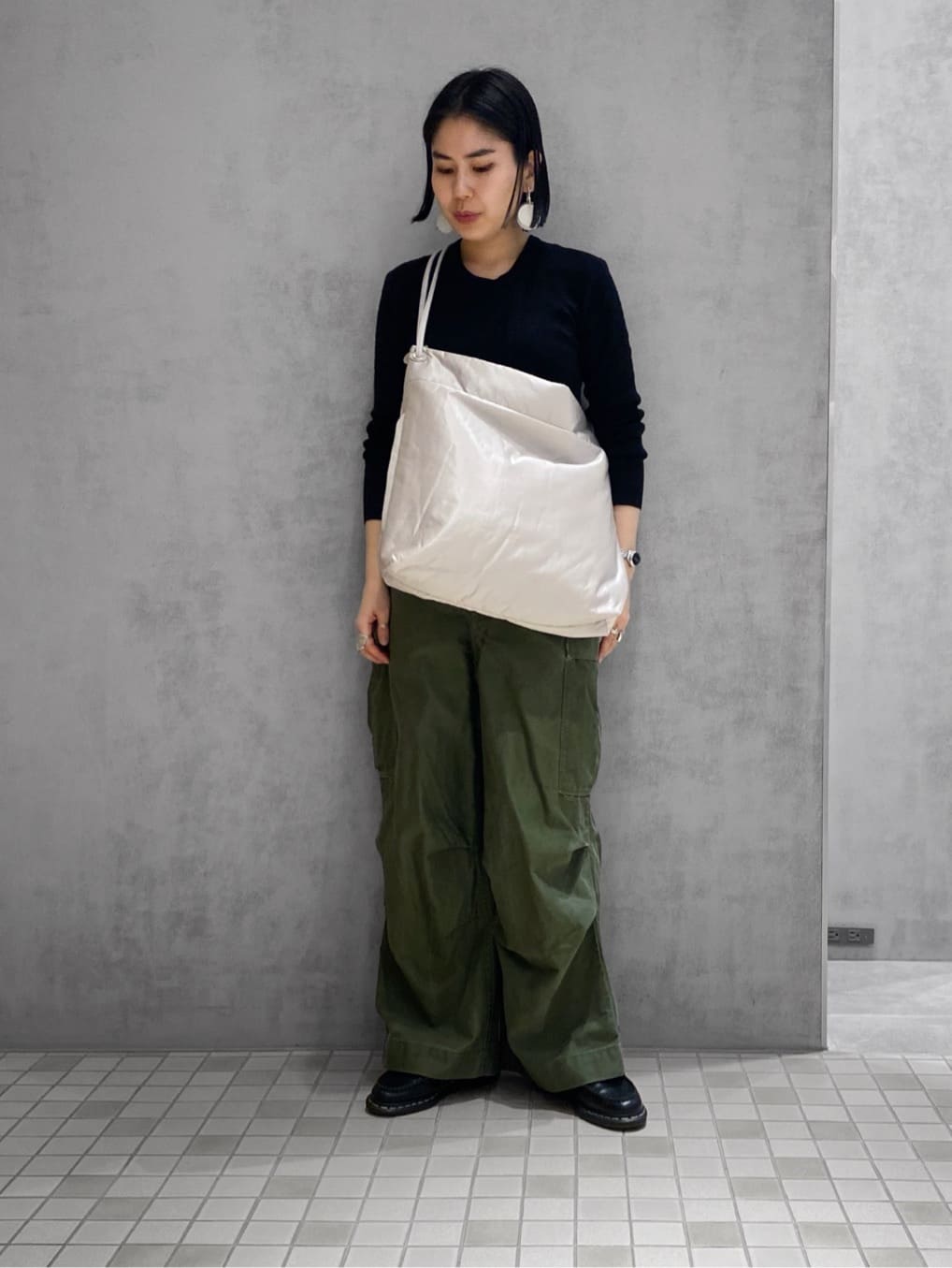 Uさんの「HIROKO HAYASHI｜ENORME（エノルメ）ショルダーバッグ」を使ったコーディネート