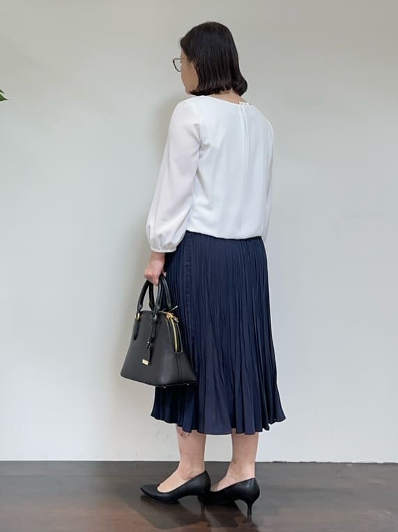 Asamiさんの「UNTITLED｜【追加6/日本製】2連フェイクパールネックレス」を使ったコーディネート