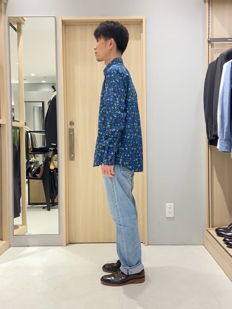 わいずみさんの「TAKEO KIKUCHI｜【尾州織】リネンブレンド メッシュ ジャケット」を使ったコーディネート