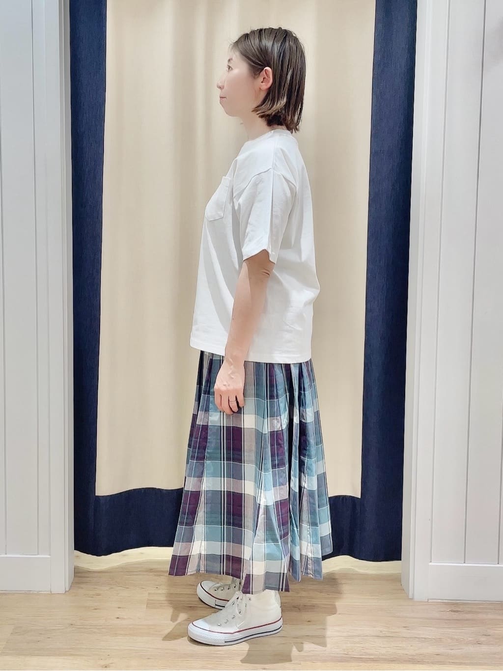 Akiさんの「Dessin｜【CONVERSE/コンバース】ハイカット」を使ったコーディネート