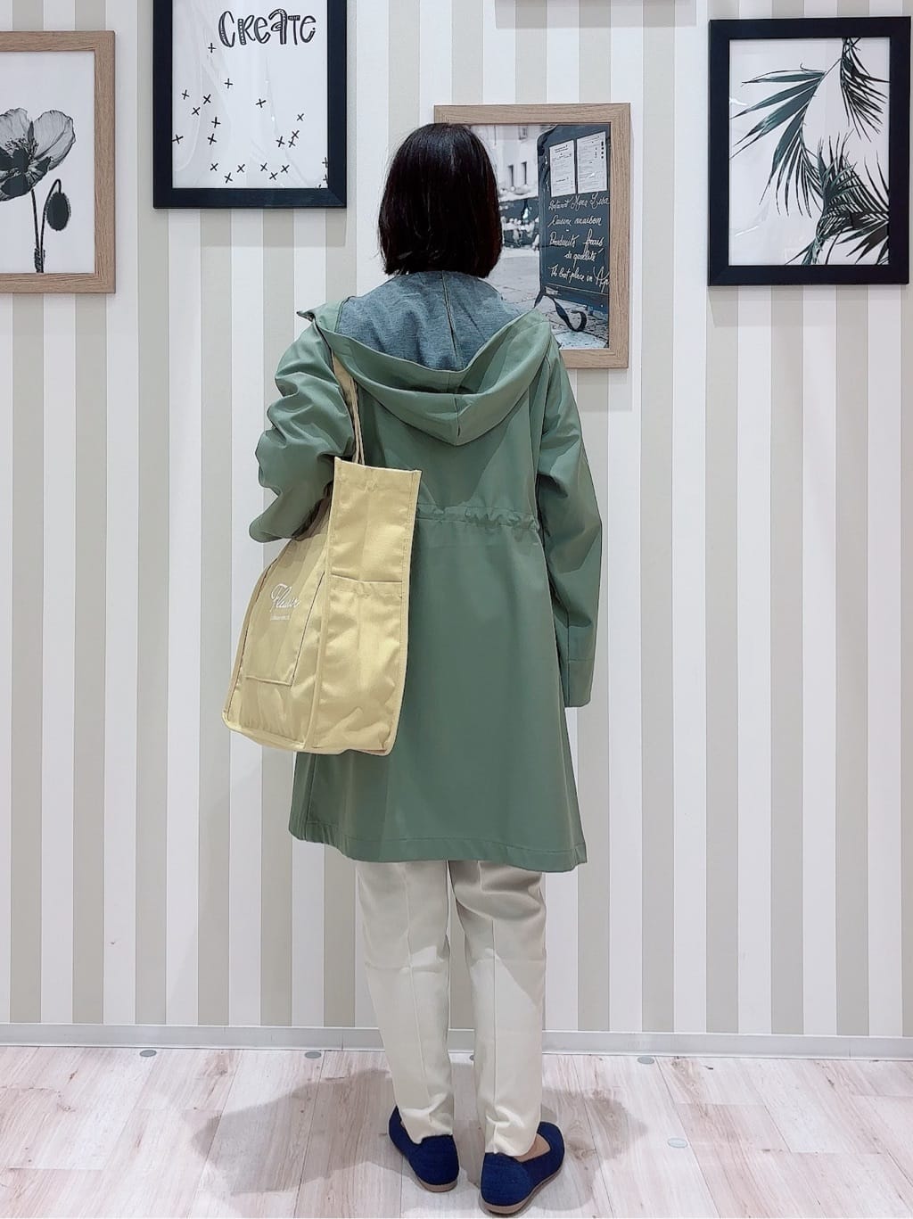 ちーさんの「SHOO･LA･RUE｜【洗える/SS-3L】すっきりキレイにかっこよく 大人のテーパードパンツ」を使ったコーディネート