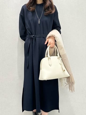 Miwaさんの「UNTITLED｜【日本製／2WAY衿】スタンドカラー ロングコート」を使ったコーディネート