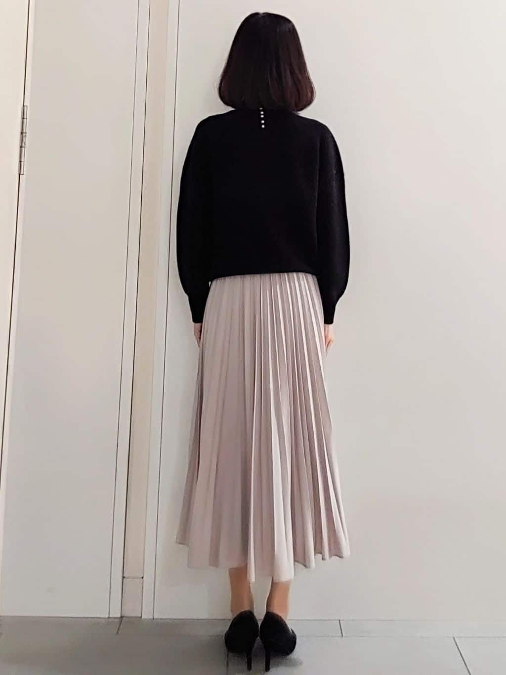 tocoさんの「COUP DE CHANCE｜【日本製】ロングフェイクパールネックレス3」を使ったコーディネート