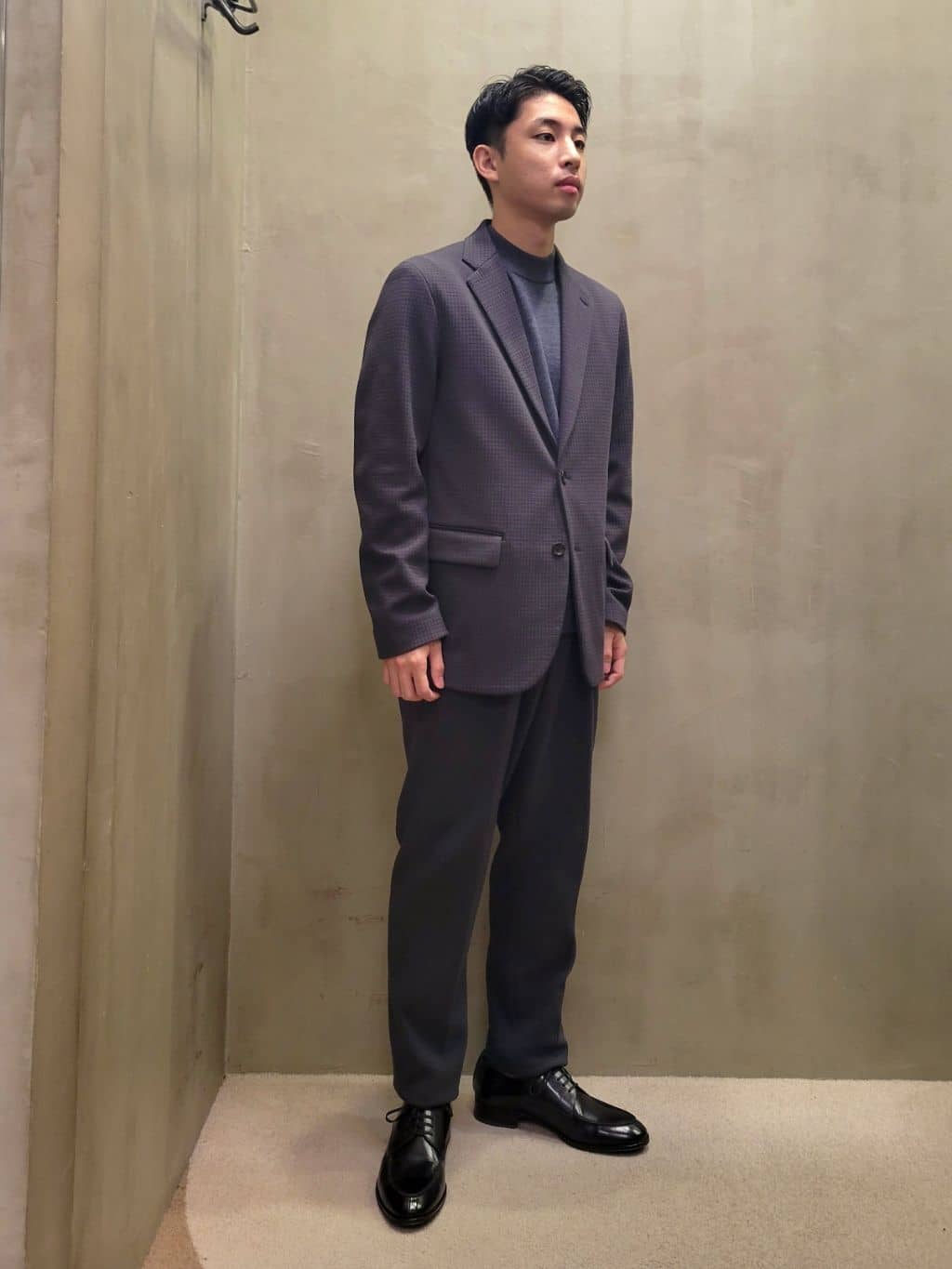 白木駆さんの「TAKEO KIKUCHI｜日本製 Uチップ ドレスシューズ」を使ったコーディネート