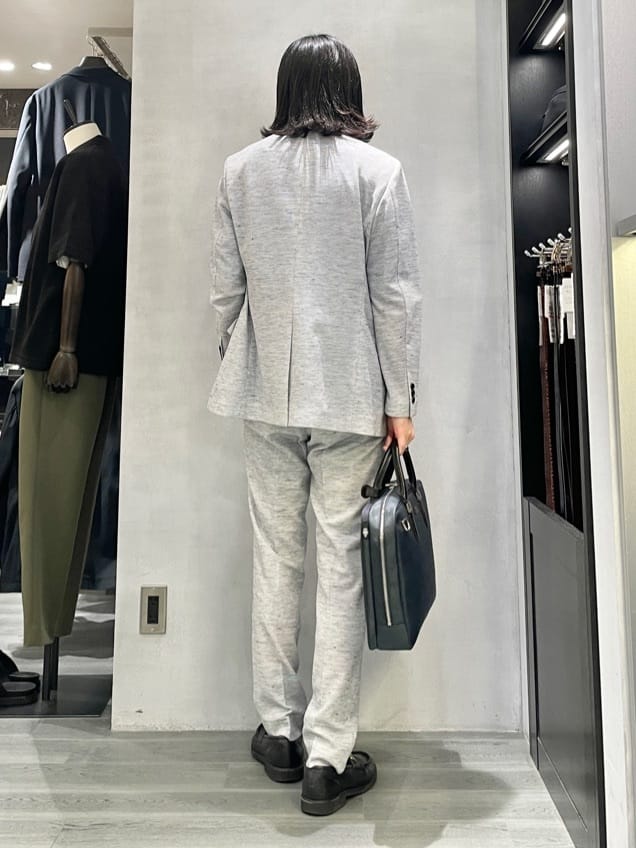 Tightさんの「TAKEO KIKUCHI｜【尾州織】リネンブレンド メッシュ ジャケット」を使ったコーディネート