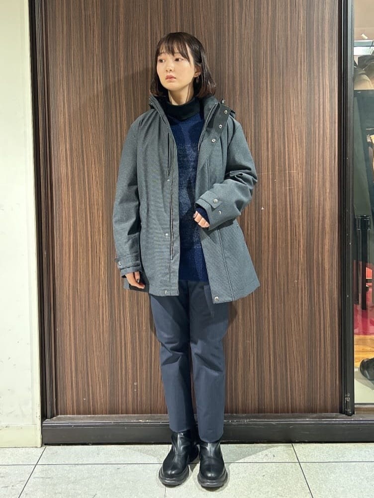 さやさんの「TAKEO KIKUCHI｜【全7サイズ&times;8色展開！】トップマルチヘリンボン パンツ」を使ったコーディネート