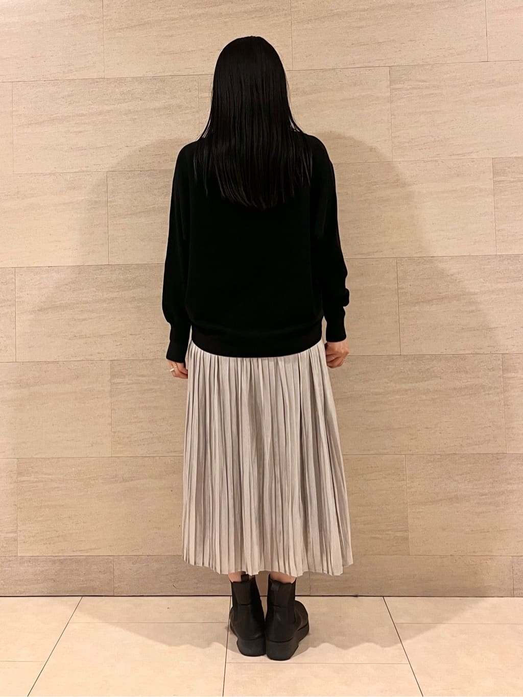 hasuさんの「INDIVI｜【セレモニーにおすすめ！】パール調トップネックレス」を使ったコーディネート