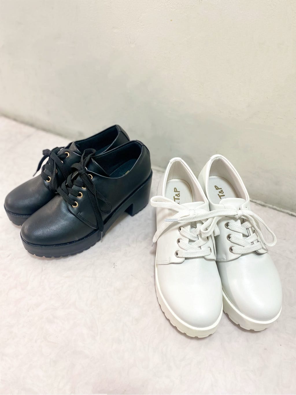 sakiさんの「ESPERANZA｜厚底レースアップパンプス」を使ったコーディネート