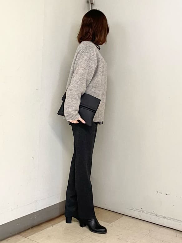 かわぴーさんの「TAKEO KIKUCHI｜【Sサイズ～】メランジ ストレッチ ジャージー スラックス」を使ったコーディネート