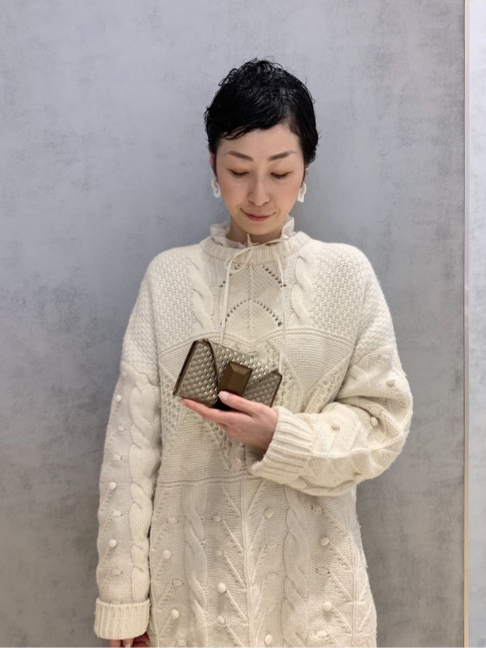Kさんの「HIROKO HAYASHI｜CARATI（カラーティ）マルチ財布」を使ったコーディネート