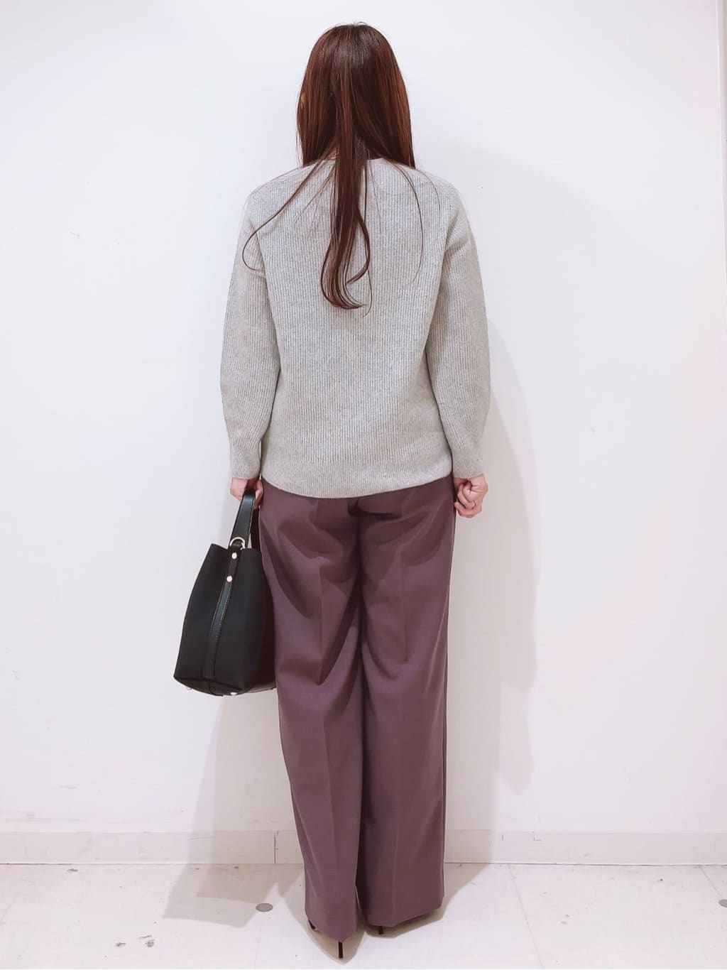 ayumiさんの「COUP DE CHANCE｜【2WAY】フェイクスエードコンビ ワンハンドルバッグ」を使ったコーディネート