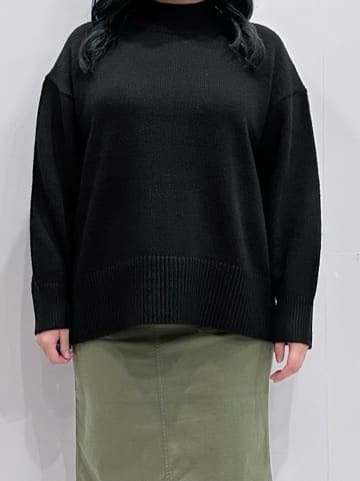 momoさんの「OPAQUE.CLIP｜オーガニックコットン混 ベイカースカート【洗濯機洗い可／ストレッチ】」を使ったコーディネート