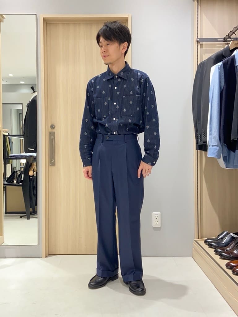 わいずみさんの「TAKEO KIKUCHI｜【尾州織】リネンブレンド メッシュ ジャケット」を使ったコーディネート