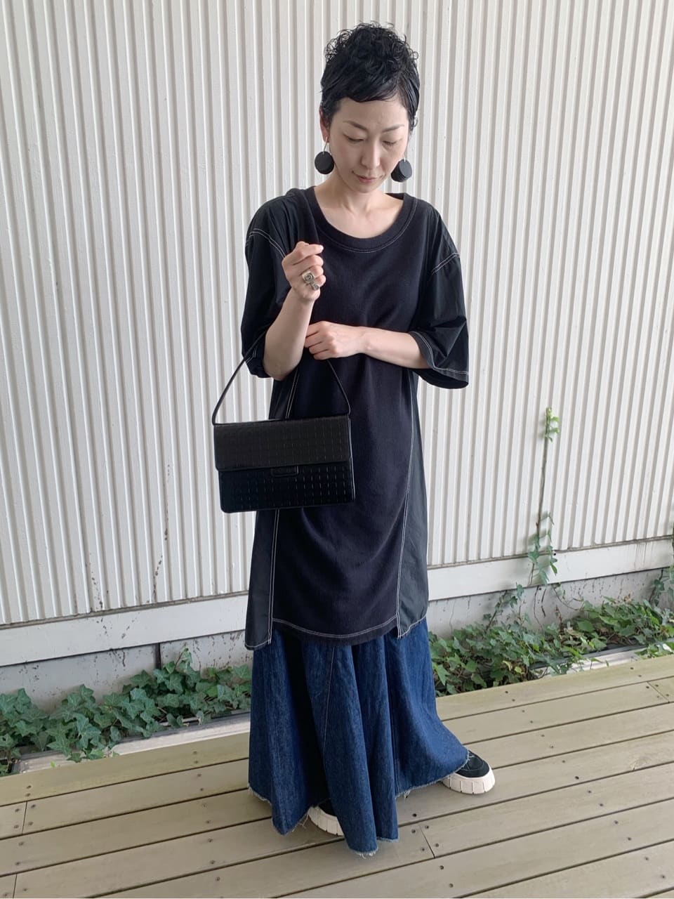 Kさんの「HIROKO HAYASHI｜PEPE CERCHIO（ペペ チェルキオ）イヤリング」を使ったコーディネート