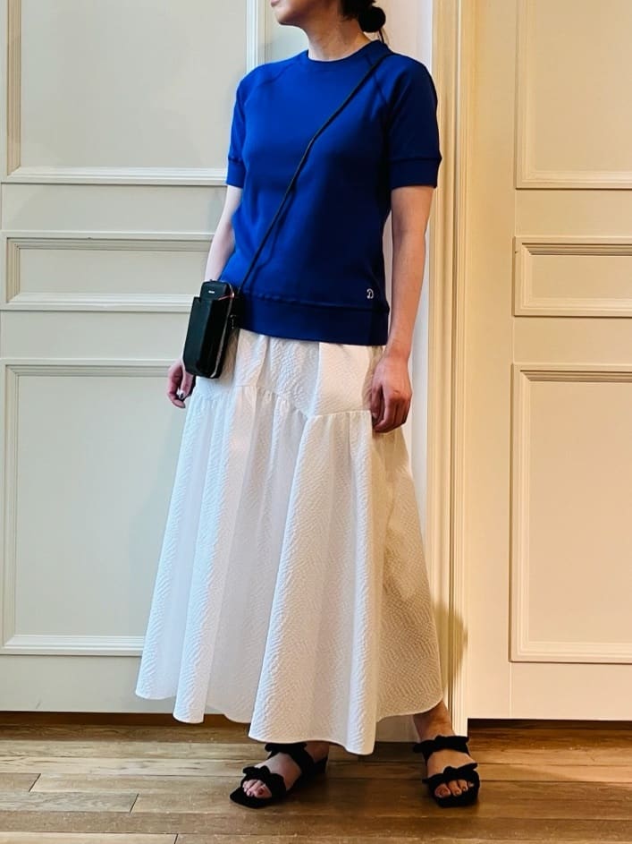 TSUKUIさんの「DRESSTERIOR｜【定番/人気】ラグランハーフスリーブプルオーバー」を使ったコーディネート