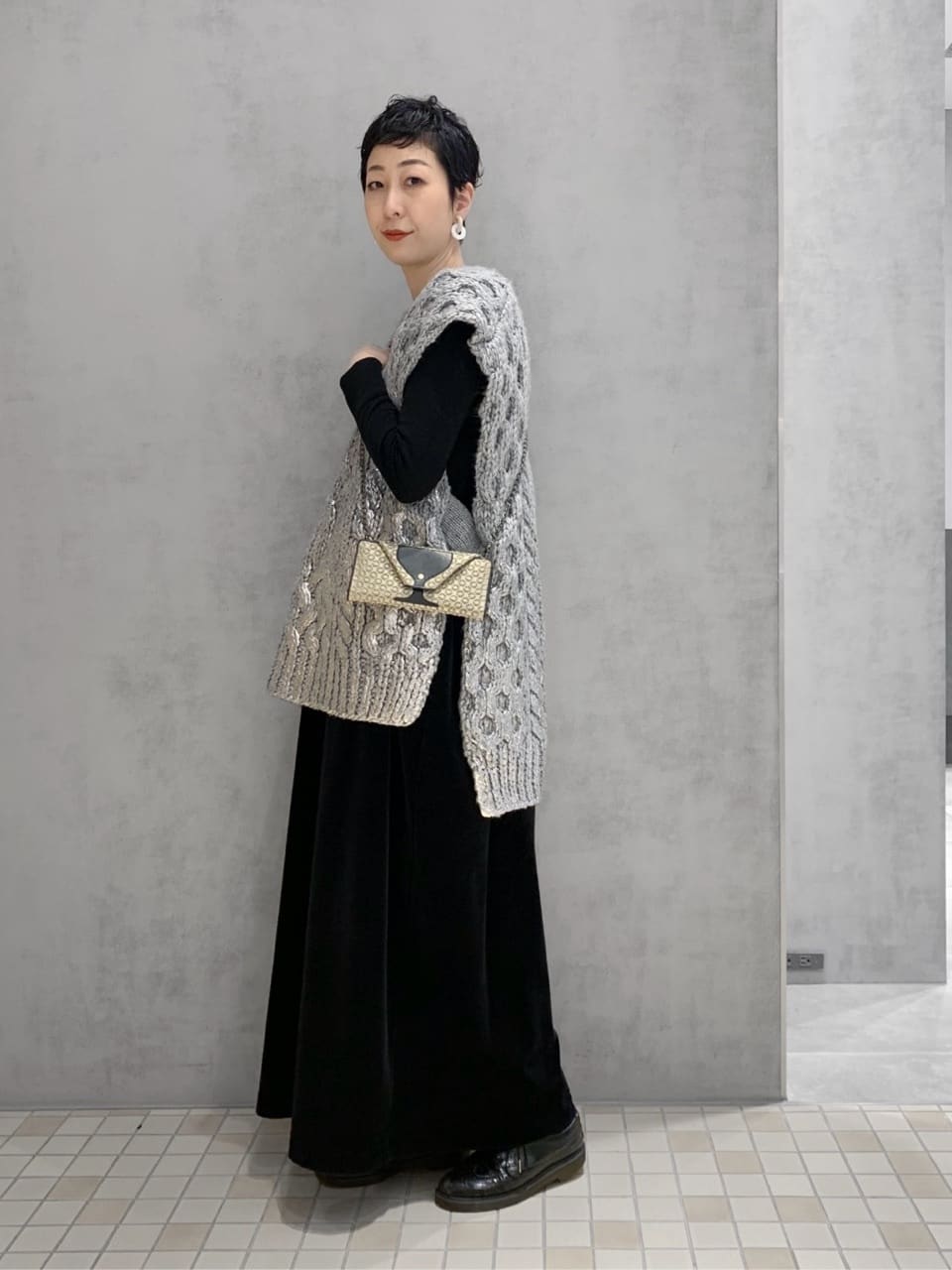 Kさんの「HIROKO HAYASHI｜チェーン付長財布用 ロングチェーン」を使ったコーディネート