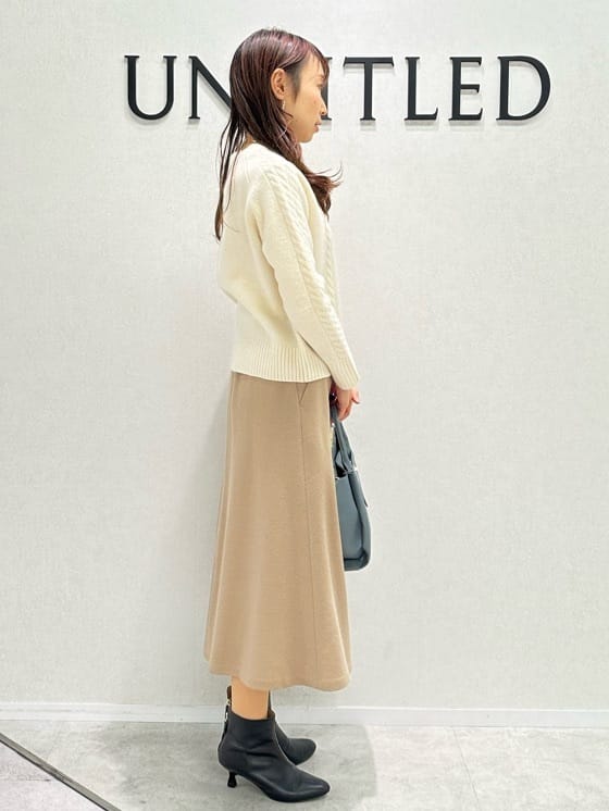 Miwaさんの「UNTITLED｜【日本製／2WAY衿】スタンドカラー ロングコート」を使ったコーディネート
