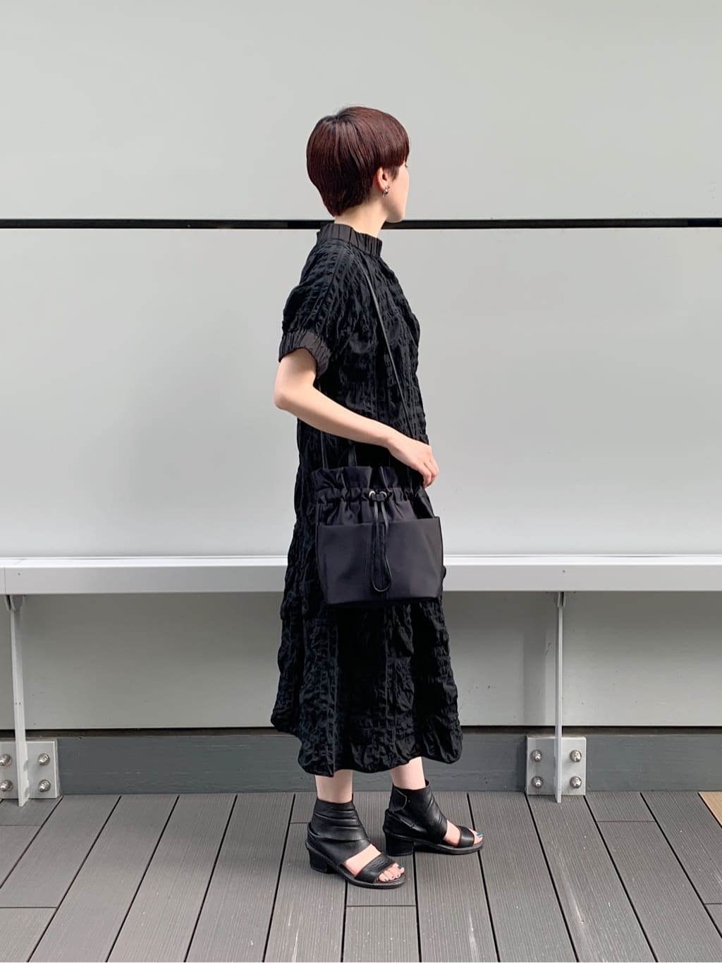 Iさんの「HIROKO HAYASHI｜LUINI SATINE（ルイーニ サティーネ）ショルダーバッグ」を使ったコーディネート