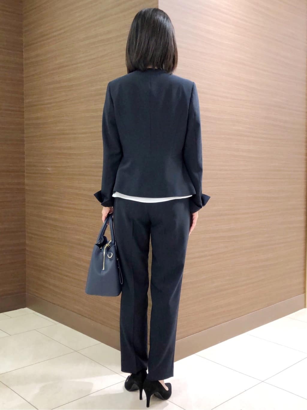 YUMIさんの「COUP DE CHANCE｜【2WAY/通勤/セレモニー】クローチェバッグ」を使ったコーディネート