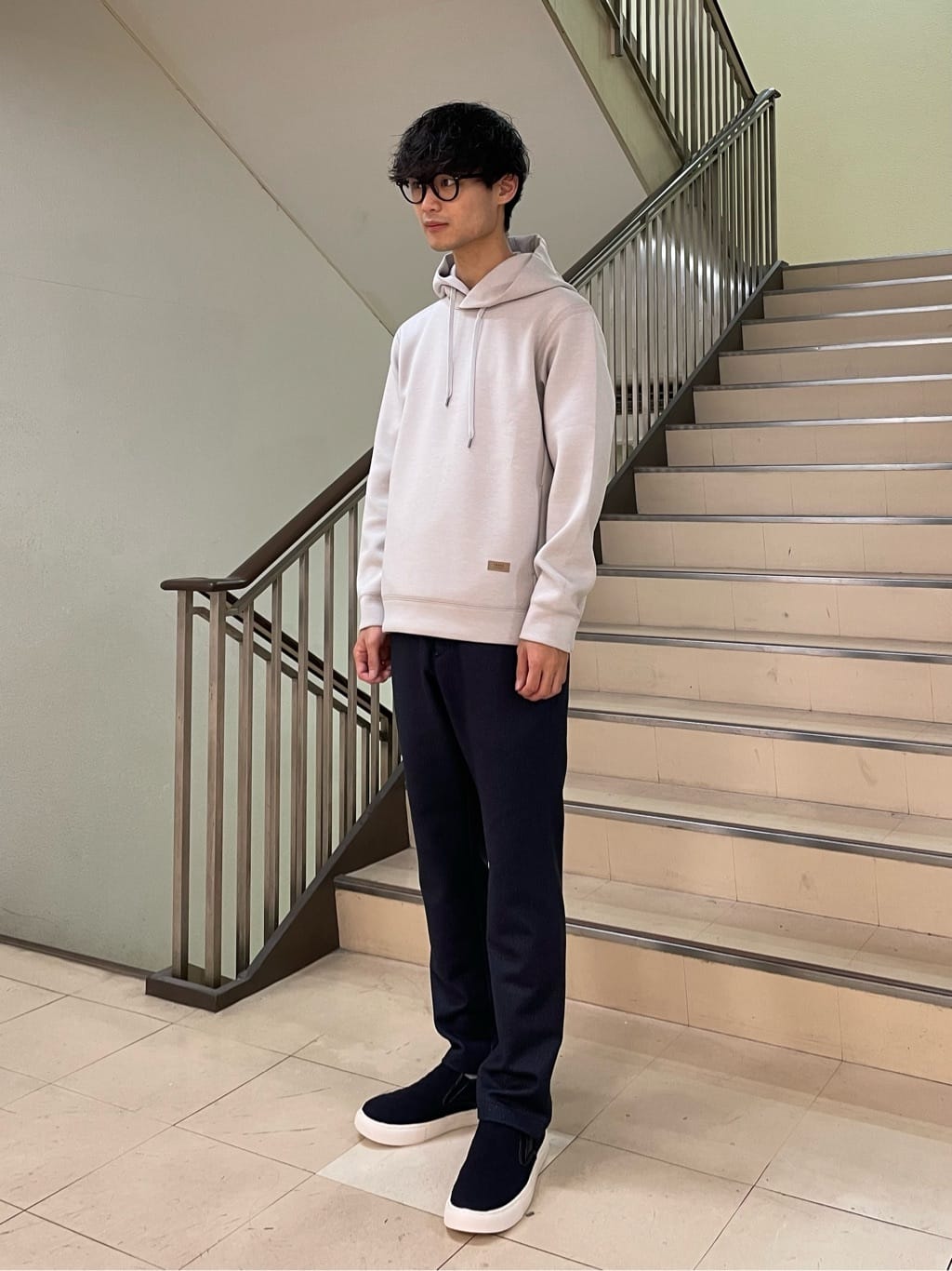 Okdさんの「TAKEO KIKUCHI｜【DOWN FABRIC】ダウンファブリック スタンドカラーブルゾン」を使ったコーディネート